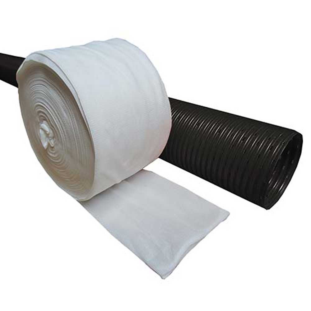 100MM X 50M LAND DRAIN GEOTEXTILE FILTER SOCK | CH1