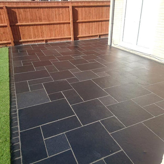 Black Limestone Paving Mixed Pack | CH1 UK Store