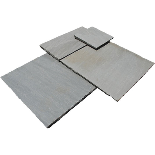 Grey Sandstone Paving Slabs Mixed Pack | CH1 UK 