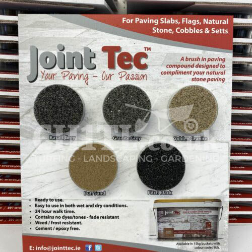 Joint Tec Brush-In Jointing Compound 15kg Granite Grey